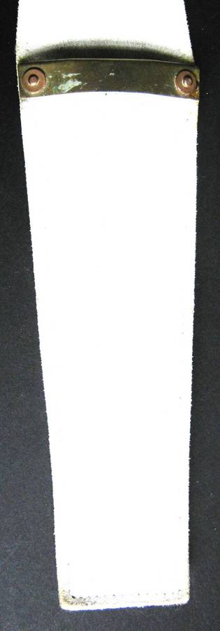 MILITARY SCABBARD FOR A CEREMONIAL DAGGER/BAYONET  MADE OF LEATHER 36 x 7 CM AND 20 CM BLADE LENGTH