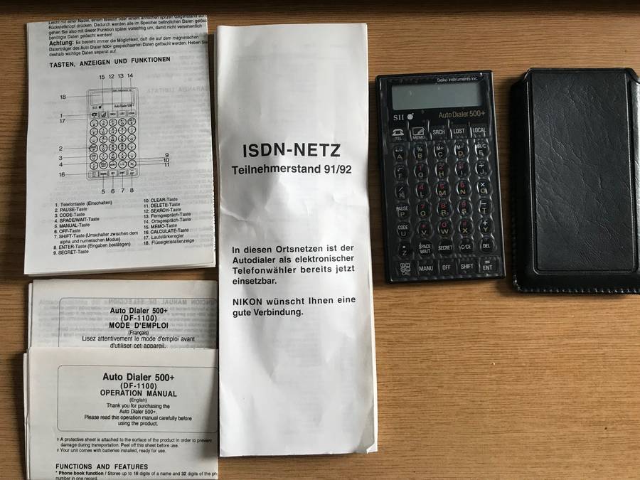 Seiko autodialer 500+ vintage,collectors,Seiko Fast Dialer Model DF-1100,