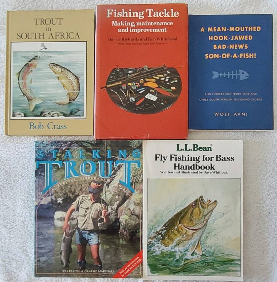 A lot of 5  Fly Fishing Books. Various titles