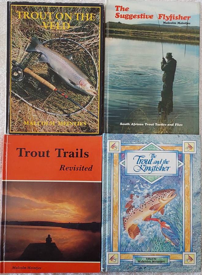 A lot of 4 Fly Fishing Books by M. Meintjies