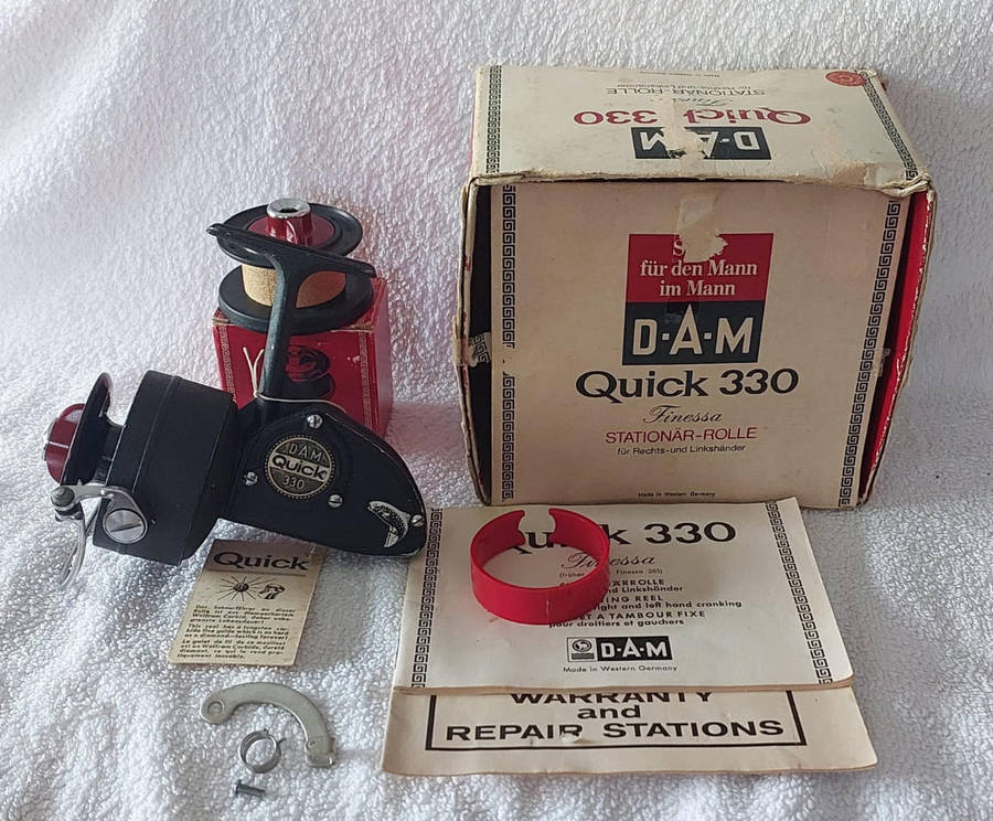 D.A.M. Quick Finessa 330 Fishing Reel in original box