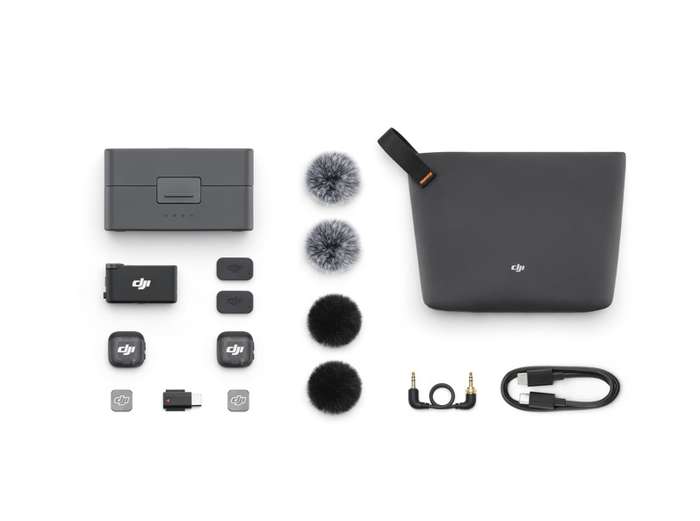 DJI MIC 3 (2 TX + 1 RX + CHARGING CASE)