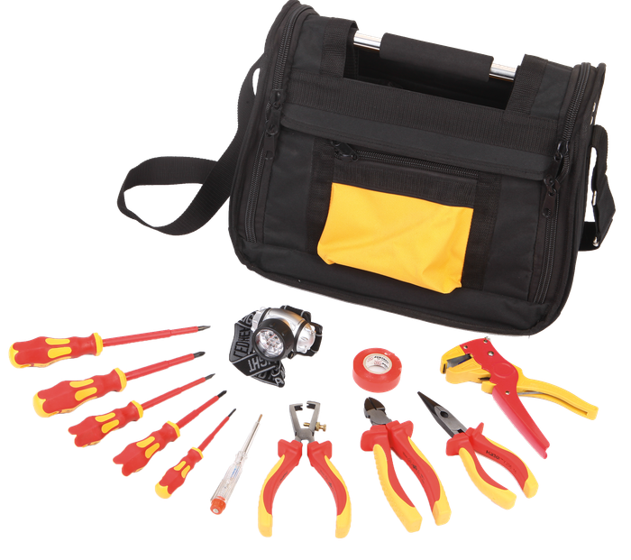 VDE 1000V 12Pc Tool Set + Carry Bag