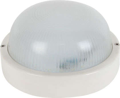230VAC 9W White LED Bulkhead 6000K IP54