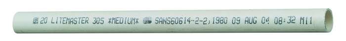 PVC CONDUIT PIPE 20mm - BUNDLE OF 25 x 4M LENGTHS (100m)