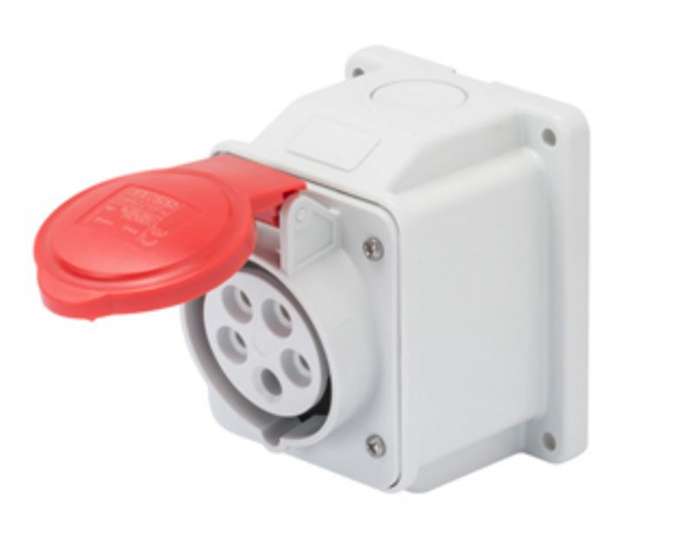 16A 3P+N+E 400V Surf. Soc. Outlet IP44 6H