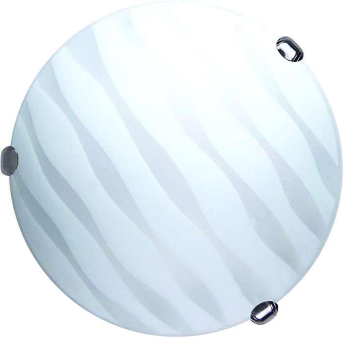 16" Full Moon,  3xE27,  Metal Body,  Glass Cover Ceiling Mount