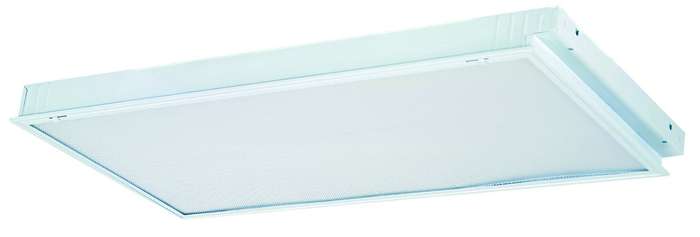 Recessed Prismatic Light Fitting For LED 1200x600mm