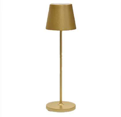 RECHARGEABLE GOLD TABLE LAMP CCT ADJUSTABLE DIA100X365MM