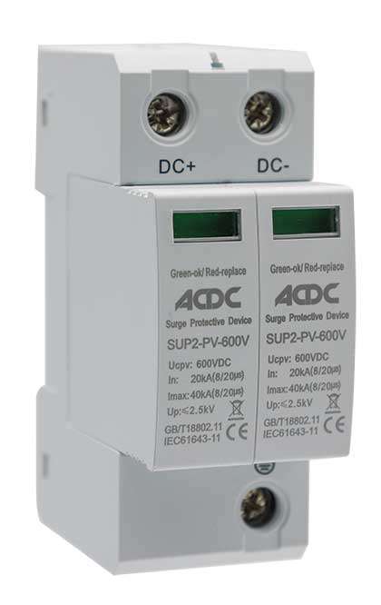 2 POLE 40KA PV SPD 600VDC