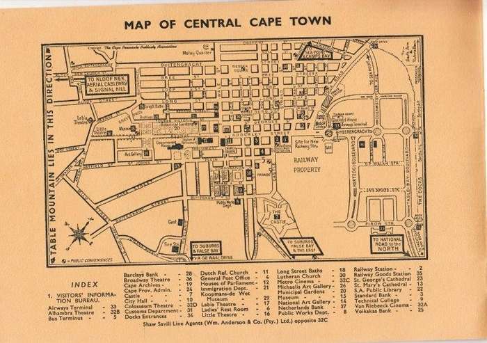 Cape Town - the Gateway to Southern Africa (Pamphlet) - Shaw Savill Line