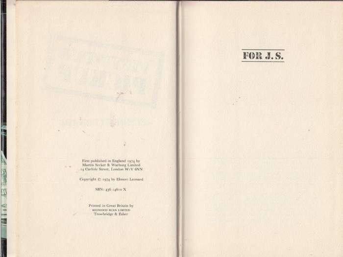 Fifty-Two Pick Up (First UK Edition) - Leonard, Elmore