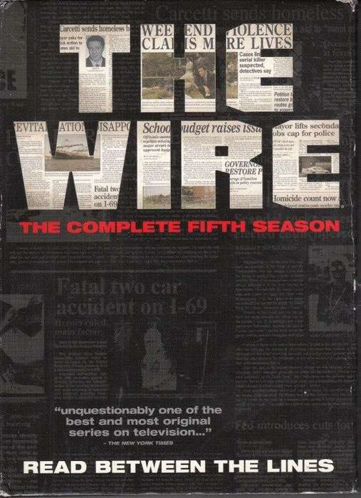 The Wire - Season 5 Complete (4 DVDs) - Simon, David