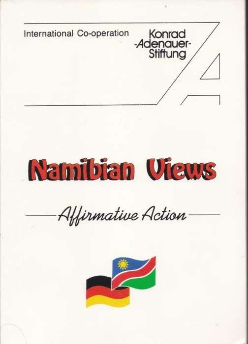 Namibian Views - Affirmative Action - Konrad-Adenauer-Stiftung