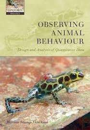 Observing Animal Behaviour: Design And Analysis of Quantitative Data - Dawkins, Marian Stamp