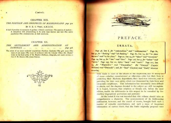 The Downfall of Lobengula: The Cause, History and Effect of the Matabeli War. With Contributions