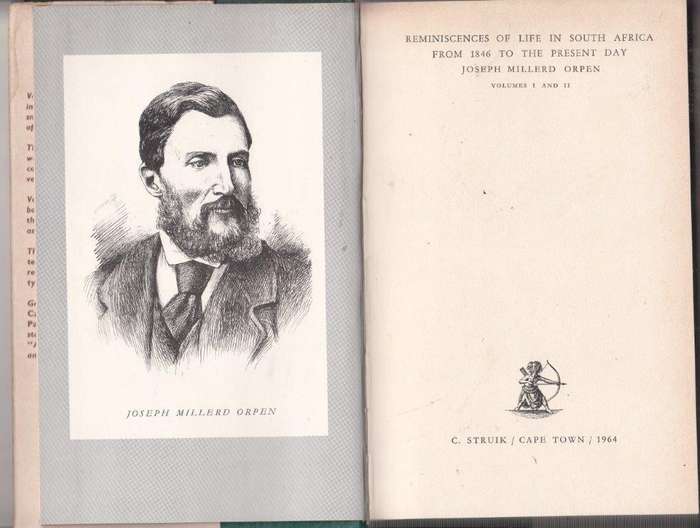 Reminiscences of Life in South Africa from 1846 to the Present Day (Africana Collectanea X)