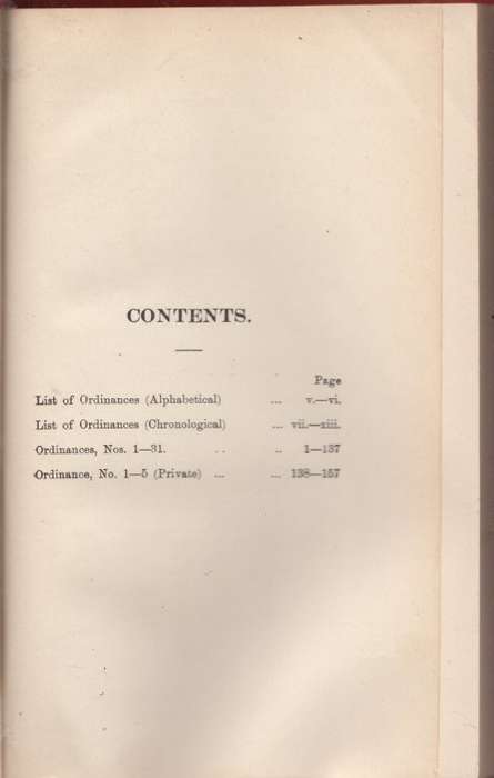 Orange River Colony Ordinances 1907 (Rebacked Hardcover) - No Author Attributed