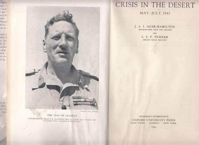 Crisis in the Desert May - July 1942 (Hardcover) - Agar-Hamilton, J. A. I. & Turner, L. C. F.