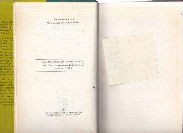 Wanderings and Adventures in the Interior of Southern Africa (Vol 2 ONLY)(Africana Collectanea XVIII