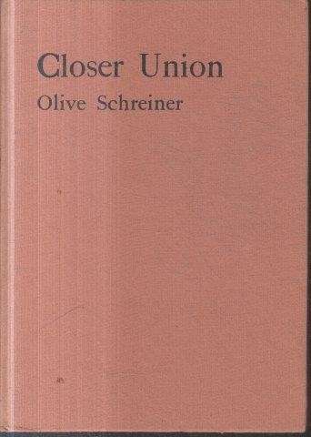 Closer Union - A Letter on the South African Union and the Principle of Government (1909, Hardcover)