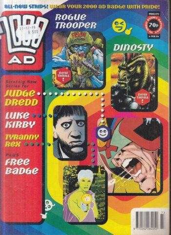2000AD featuring Judge Dredd Prog 873 - 04 Feb 94 - 2000 AD