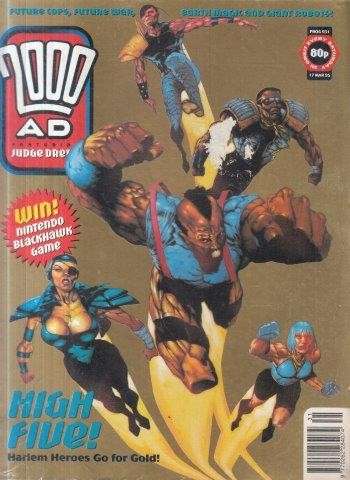 2000AD featuring Judge Dredd Prog 931 - 17 Mar 95 - 2000 AD