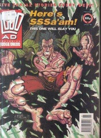2000AD featuring Judge Dredd Prog 814 - 19 Dec 92 - 2000 AD