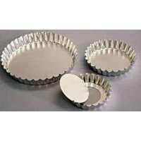 Kaiser Bakeware Quiche Fluted Loose Bottom (15cm) (Silver)