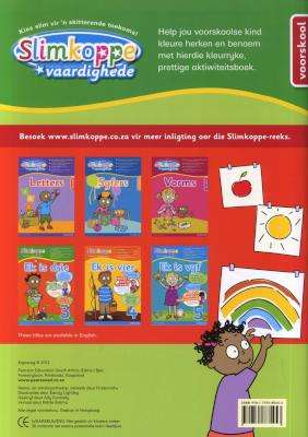 Slimkoppe Vaardighede Skryf En Skoonvee: Kleure (Afrikaans, Staple bound)