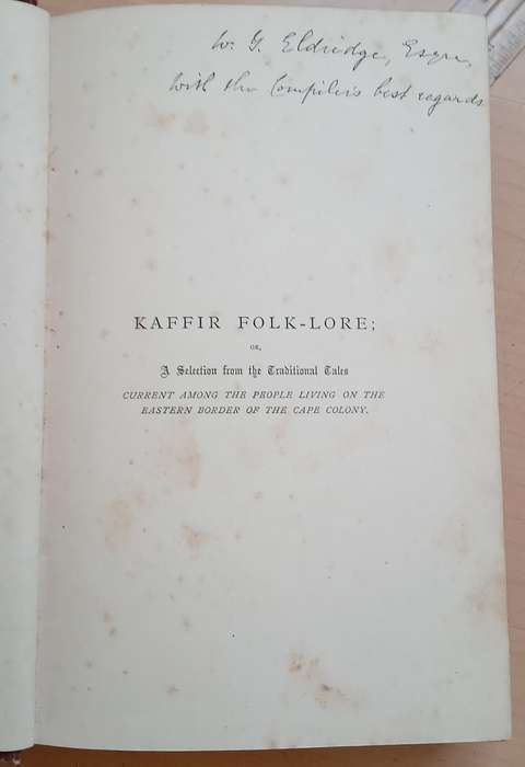Káffir Folk Lore  1882 First Edition by George McCall Theal
