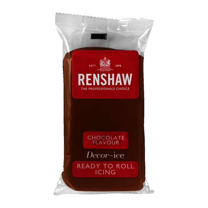 Renshaw Ready Roll Icing Fondant Cake Regalice Sugarpaste 250g CHOCOLATE FLAVOUR
