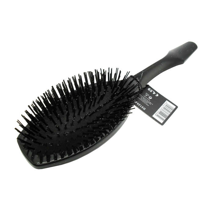 BaByliss Plastic Black Bristle Massage Hair Brush for Women Ladies Girls