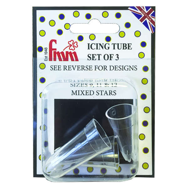 FMM Piping Icing Decoration Decorating Sugarcraft Mixed Stars Nozzle Tip Set