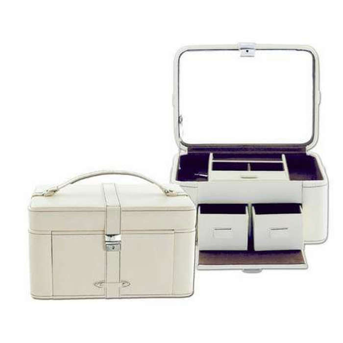 AB Collezioni Ladies Womens Ladies Magnolia Leather Jewellery Box Perfect Gift