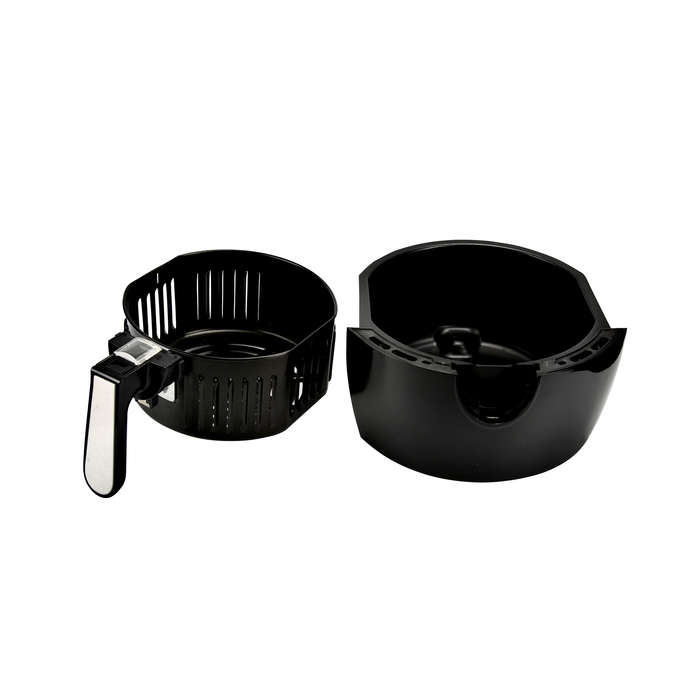 EMtronics EMAF45L Large Family Air Fryer with 4.5L Basket and Timer - Black
