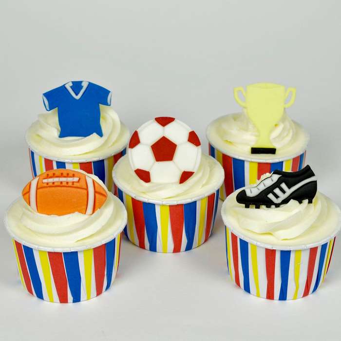 FMM Get Sporty Icing Cutter Fondant Cake Football Rugby Trophy Cutting Tool