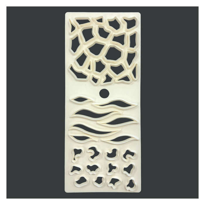 FMM Animal Print Cutter 3 in 1 Multi Pattern Icing Design Cake Decorating Tool