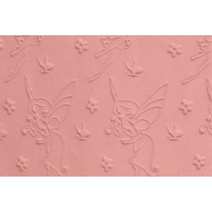 FMM Embossed Patterned Impression Icing Rolling Pin 16.5cm x 1.2cm NEW FAIRIES