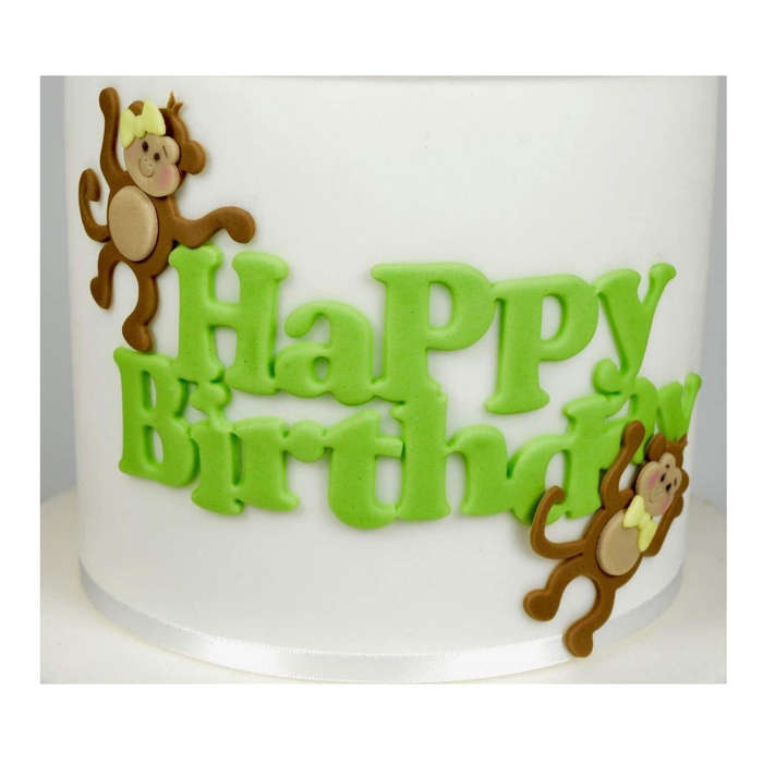 FMM Sugarcraft `Mummy and Baby Monkeys` Cake Icing Cutters