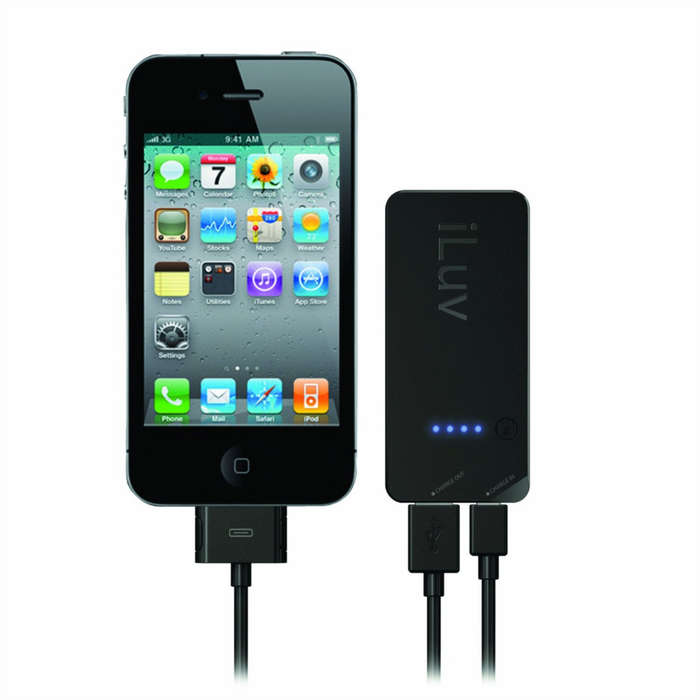iLuv Mini Portable USB Rechargeable Battery Kit for iPhone 2 3 4 4s iPod Touch