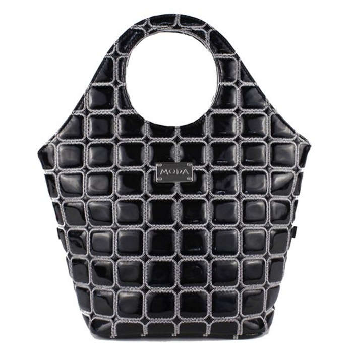 Moda Marisa Ladies Womens Small Shopper Carry Bag Handbag - Platinum