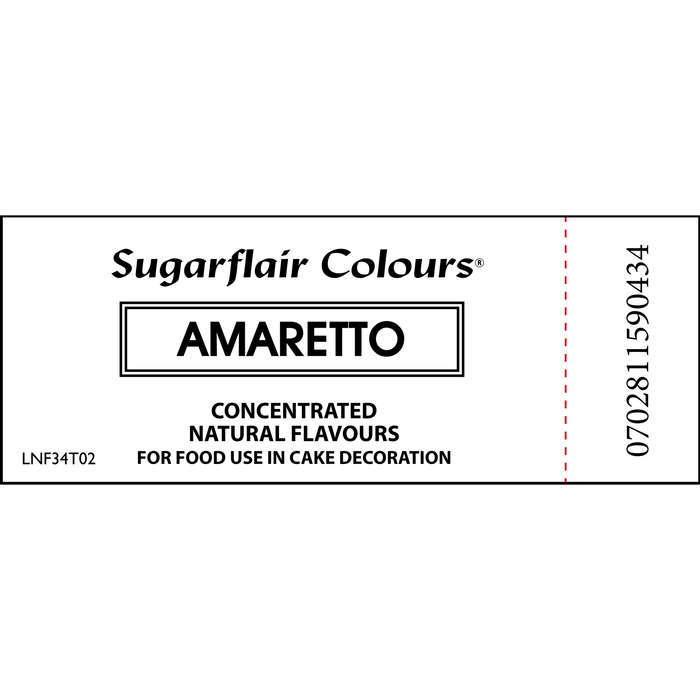 Sugarflair AMARETTO Concentrated Natural Flavours For Cakes Ice Cream Icings Jam