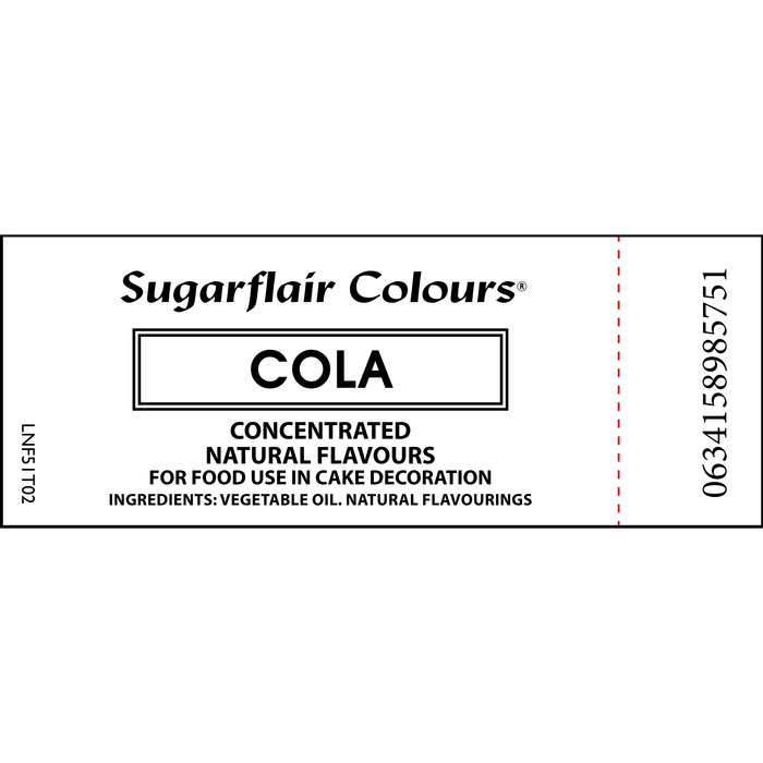 Sugarflair Concentrated Natural Flavours for Food Products - 30ml - Cola