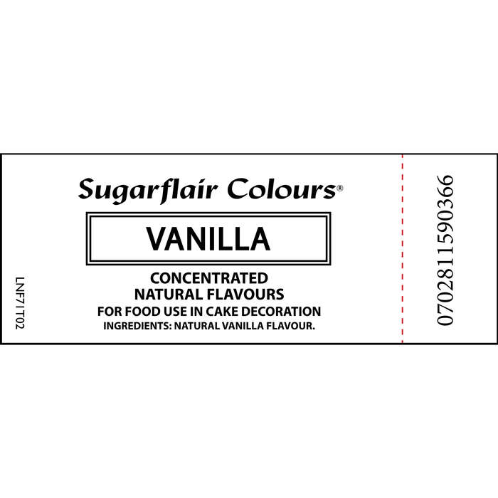 Sugarflair VANILLA Concentrated Natural Flavours For Cakes Ice Cream Icings Jams