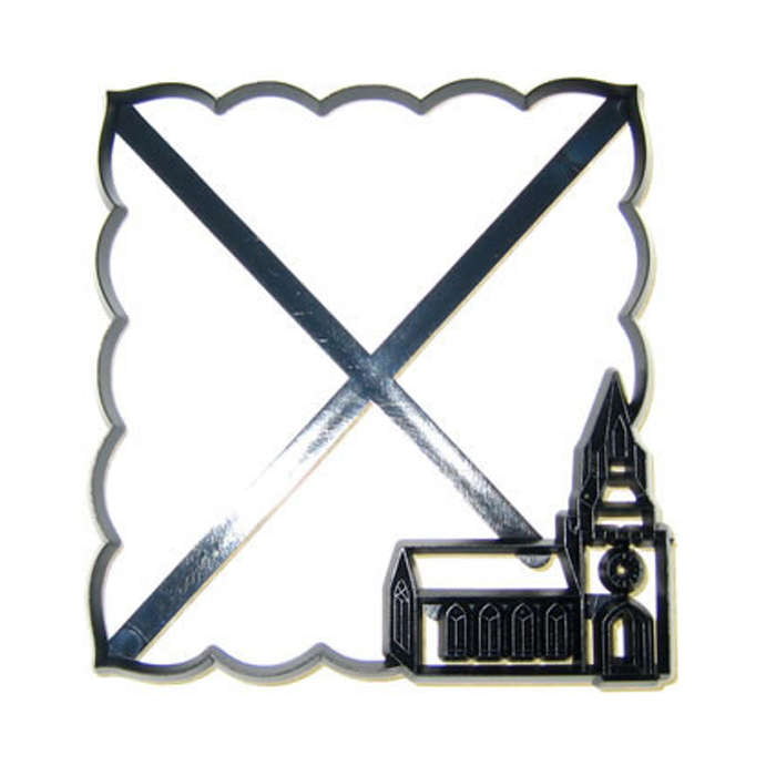 Patchwork Cutters NAME PLACE SETTING 'B' CHURCH Sugarcraft Cake Decorating