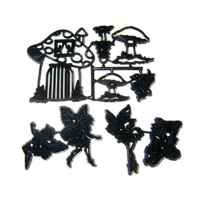 Patchwork Cutters FAIRIES & TOADSTOOLS Sugarcraft Cake Decorating