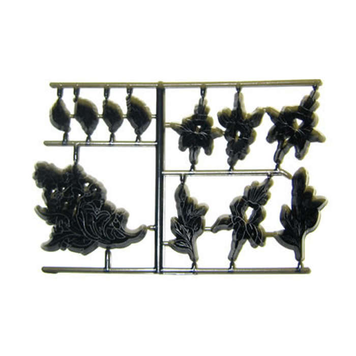 Patchwork Cutters FLORAL LACE & FUCHSIA Cake Decorating Sugarcraft Cutting Tool