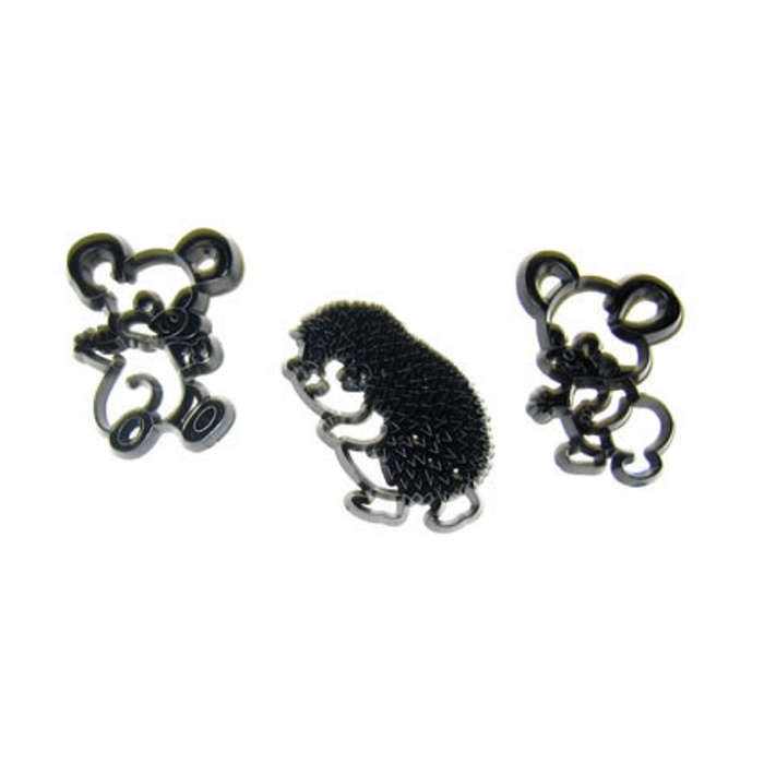 Patchwork Cutters MICE & HEDGEHOG Sugarcraft Cake Decorating