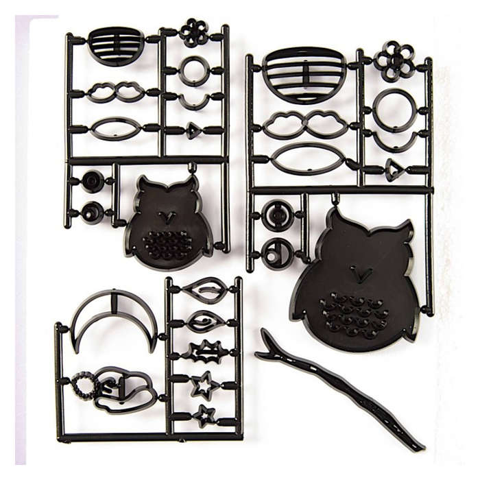 Patchwork Cutters OWL SET Bird Cake Decorating Sugarcraft Cutting Tool